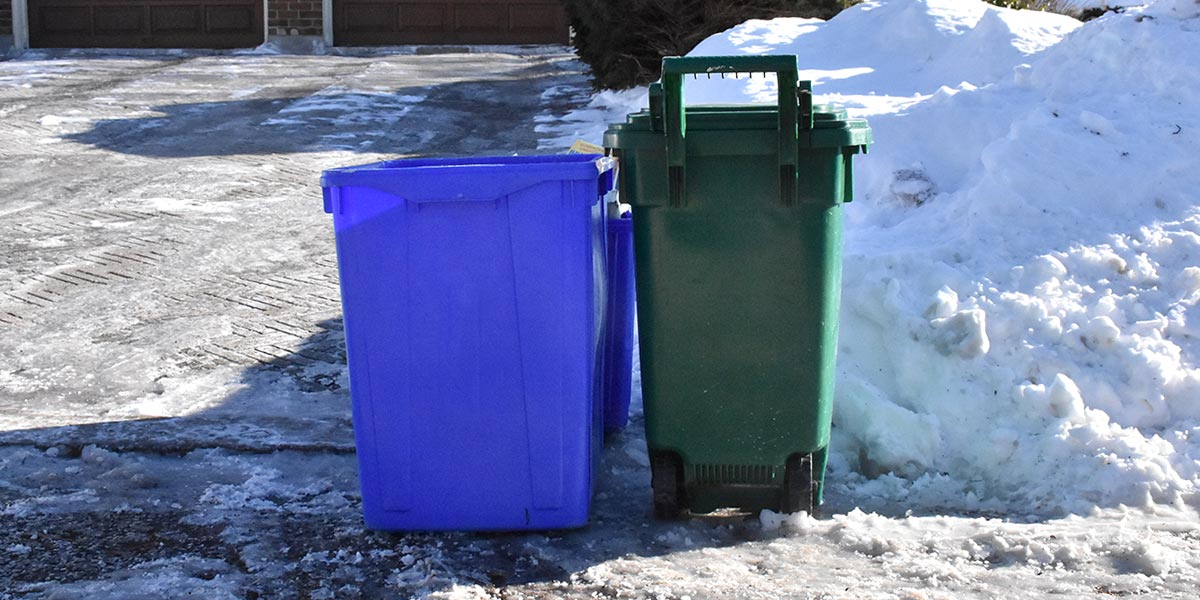 Exchange Broken Green Bins and Blue Boxes 