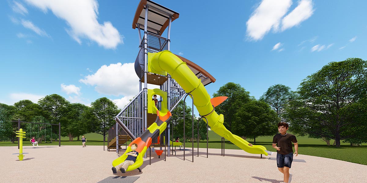 Artist's rendering of the new playground