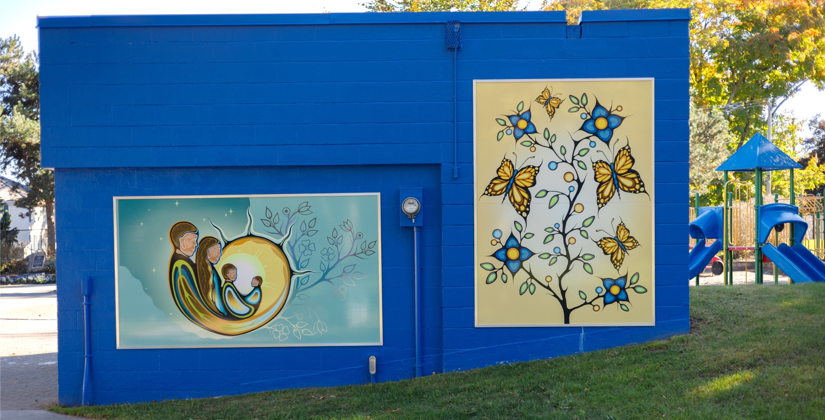 Rotary Park Murals in Whitby 