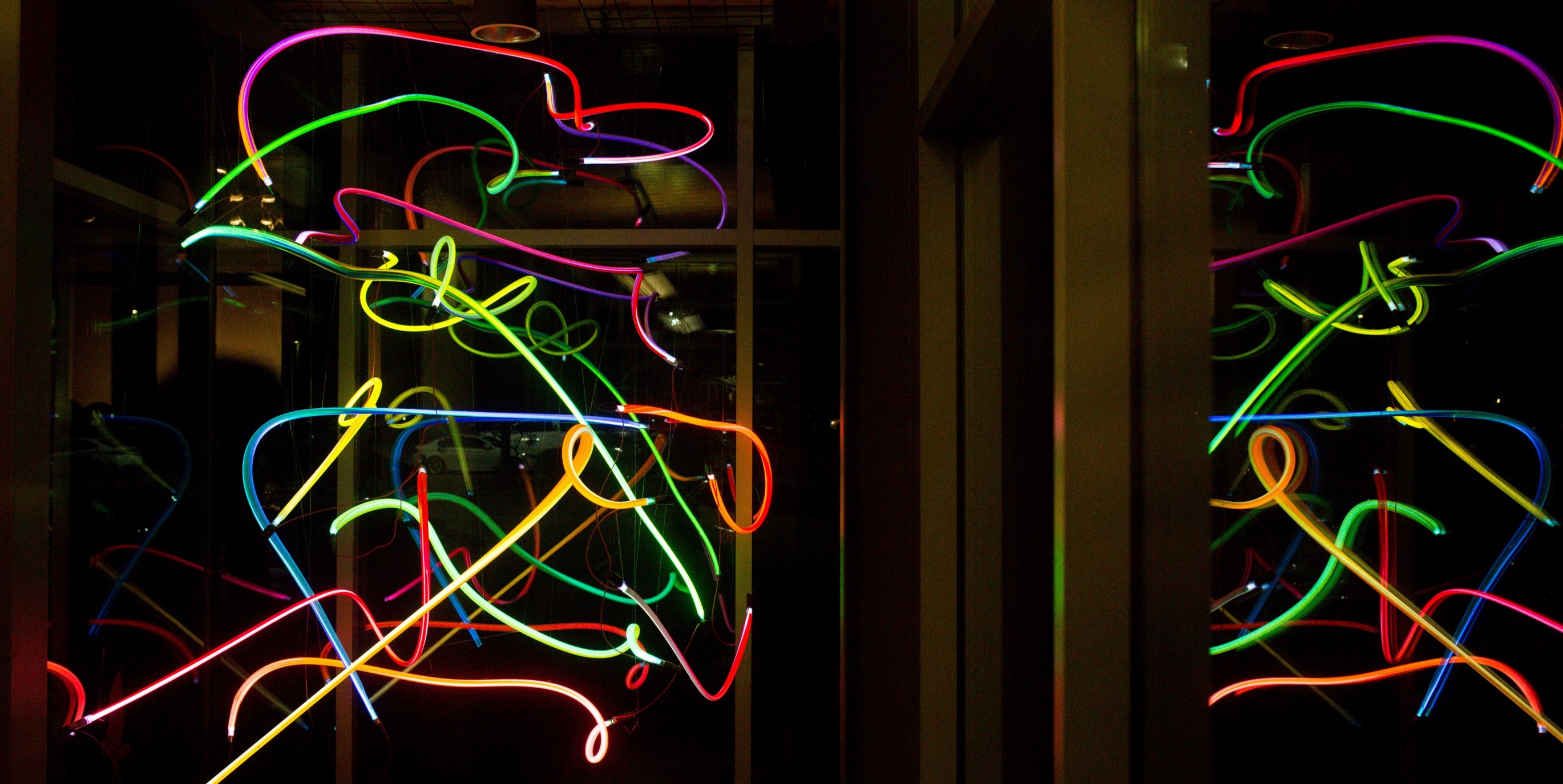 Neon Lights at Station Gallery 